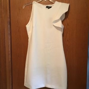 Lulu’s Dinah One Shoulder White Dress